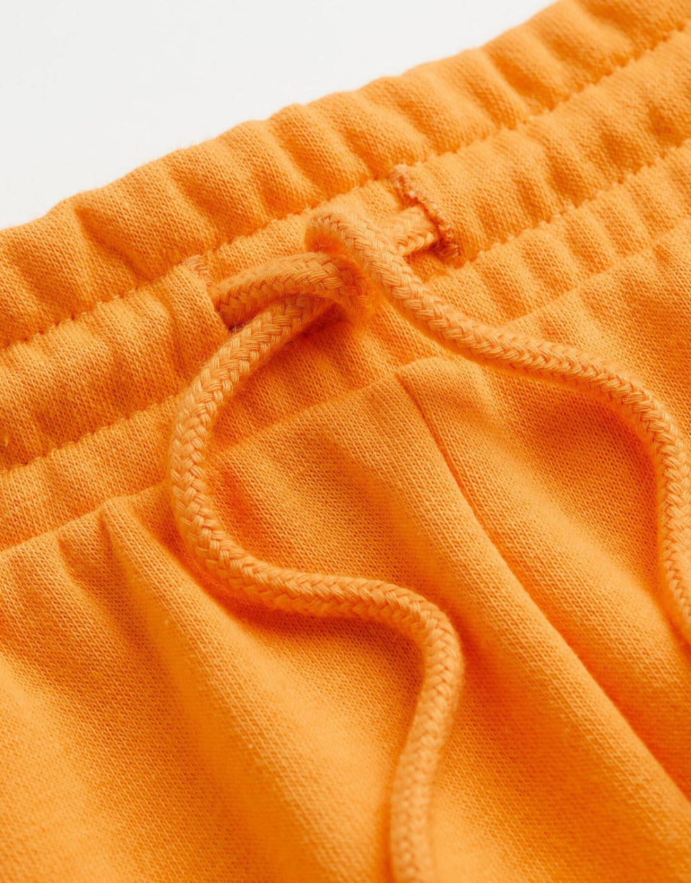 Yellow Solid Sweatshorts